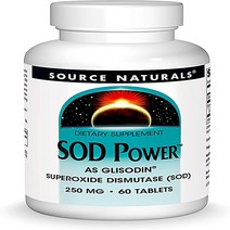 Source Naturals SOD Power 소스내추럴스 에스오디 파워 선물 250mg 60정