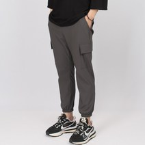 [알파메일] 1+1 베이직 냉장고 쿨링 스판 카고 조거팬츠 (4 color)