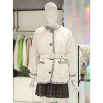 [AK분당점] [ab.f.z] 21FW 트위드 덕다운 패딩 점퍼 (AAV4HD01J)