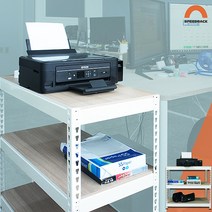 [디디지메이트]스피드랙 프린터 복합기 정리선반 가로900 받침대, 900x300x900x2단/화이트