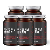자연바름 페루산 블랙마카 아르기닌 야관문 흑마늘, 70정 x 5개