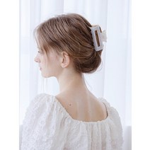 라인 크리스탈 스퀘어 집게핀 DESA037-2