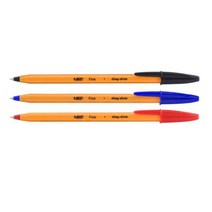 [인기필기구] 빅 오렌지화인 볼펜 0.7mm 1타 12자루 많이 찾는 상품, 상세페이지 참조, 흑색