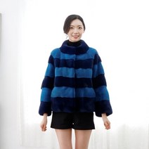 우진모피(WJ) 코펜하겐퍼 휘메일풀스킨 호리젠탈 밍크코트(4MT7712) 국내생산 본사직영