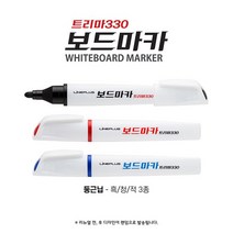 라인플러스 700 트리마330 화이트보드 마카, 블랙, 24개입