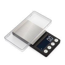정밀 계량기 휴대용저울 0.001g 보석 초고정밀 주방, 배터리500g/0.1g+트레이