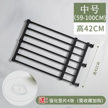 방문펫도어 베란다펫도어 방묘창 펫 도어 개구멍 개문 견문 대형견 펫도어 방묘문 베란다 방문 팻도어 화장실문 수리 보수 방충망 39 울타리 문 가정용 애완동물 난간 격리 방지 고양이, 설치 범위 96-160cm【블랙】
