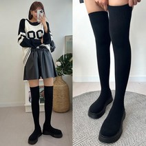 롱부츠 롱삭스 슬림 싸이하이 부츠 니삭스