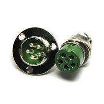 항공잭 25MM 날개타입 K-25-5핀 플러그 국내생산 원형커넥터 써큘러커넥터, 01_케이블