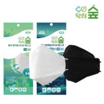 닥터숲 황사 방역용 KF94마스크 대형 화이트 블랙 50매