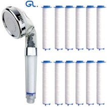 레베랑스 제트수압 마이크로필터샤워기+필터12P, 2개