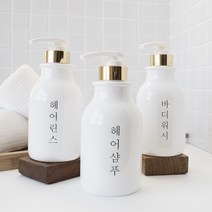 홈스토킹 세로글 한글라벨 욕실 디스펜서 샴푸통 핸드워시 주방세제 소분용기 펌프공병 욕실용품, 1개, 투명 실버 /아기세제