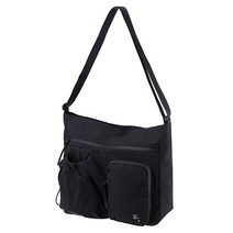 [네파] 20%할인 공용 캐주얼 크로스 백_텀블러가 쏘옥 편한 가방-블랙(199), 199(블랙)