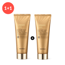 토니모리 인텐스케어 골드24K 스네일 폼 클렌저 150ml (1+1) 촉촉하고 윤기있는 피부 피부진정 보습효과 쫀쫀한 제형 풍성한 크림거품 달패이 폼클렌징, 1개