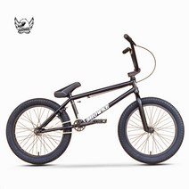 BMX 스포츠 자전거 SHOWKE20 CRMO 성인 바이크 묘기 선수용 신형 스턴트 360도, 검은색