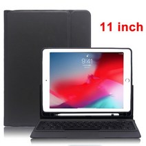 포켓몬키캡 ipad pro 9.7 용 7 색 백라이트 키보드 케이스 2018 무선키보드, 11케이스 블랙