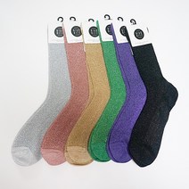 엠아이뷰티 글리터 양말 실버 반짝이 블링블링 컬러 패션 삭스