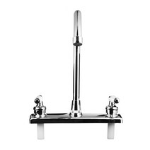 rv 더블 핸들 더블 분지 주방 수도꼭지 탭 실버 싱글 홀 water tap torneira cozinha cold and hot mixer tap, 은, 협력사