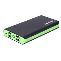 POWERNEWS PE 2023 휴대용 외장 배터리 대용량 보조베터리 9000000mAh, Huge Capacity 4 USB: Green