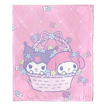 Northwest My Melody 실크 터치 담요 127 x 152.4cm(50 60인치) 크리스마스 카오스 488953