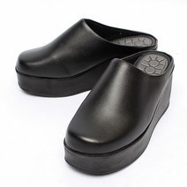 그린피아 키높이 여성 슬리퍼 7cm굽 통굽 둥근코 막힘 국내생산 발편한 사무실실내슬리퍼