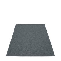 파펠리나 러그 스베아 거실 먼지없는 방수 러그 매트 카페트 블랙 메탈릭 140x220