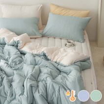 [올리비아데코] 수플레 M2 알러지케어 광발열 차렵이불(Q)