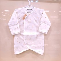 압소바 중계점#출산준비물*소중한 아기 처음옷*연약한 아기 피부에 자극없는*보들보들 엘른 오가닉 배내가운