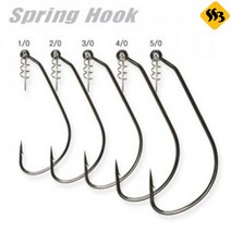 자바낚시 슈어캐치 루어바늘 스프링훅 루어소품 배스 웜훅 노씽커 버징훅, 제품선택, 스프링훅_2/0