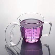 TMZ021908대박할인주방 요리용 유리 계량컵 이유식 눈금컵 500ml, 1