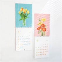 디작소 2023 플라워 캘린더 다이어리, one color