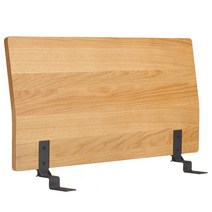 무인양품 MUJI 떡갈나무 침대 헤드 보드, 내추럴