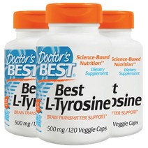닥터스베스트 L-타이로신 500mg 베지 캡, 120개입, 3개