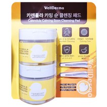 웰더마 카렌듈라 오리 클렌징 패드 60매 X 2입, 단품, 단품