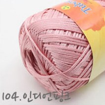 굿울 튜브사 가방 소품 뜨개질실, 104(인디언핑크), 1개