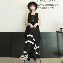 민소매 원피스 나시 여름코디 롱맥시 치마 빅사이즈