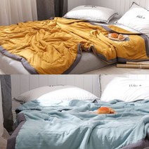 담요 시트 얇은 침대 이불 여름 실크 차렵이불 덮개
