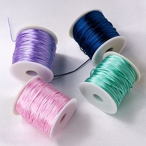 (W-04) 컬러 나일론줄 1.5mm 약 80m 키링 악세사리 부자재, 14.오렌지