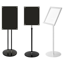POP스탠드모음 사인홀더 스탠드꽂이 POP거치대 입간판 안내판 A4 A3, 선택03.4749_스탠드꽂이A3(스냅/실버)