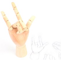 드로잉 목각 손 모형 손바닥 크로키 구체관절 구관 미술용 소묘 뎃생