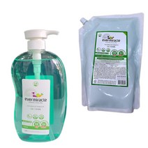 [이엠코라존] EM 주방세제(본품+리필) 1종세제 친환경 저자극 생분해도 99.9%항균 비건인증