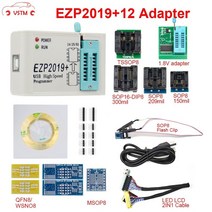 자동차자동키프로그램 고속 ezp 지원 win7 win 8 시스템에서 12 어댑터 usb spi 프로그래머 업데이트가있는 ezp, ezp 12 어댑터