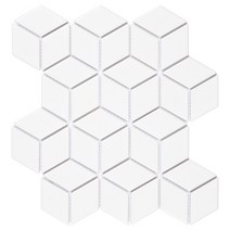 [레그노] CUBE WHITE 48*48 모자이크타일, CU-01