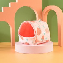 애완 동물 햄스터 둥지 봉제 따뜻하고 편안한 겨울 앵무새 해먹 동굴 케이지 오두막 텐트 조류 용품 여러, 01 01_03 L 15x15cm