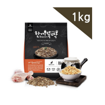 한끼뚝딱 클래식 1kg 황태담은 한끼 강아지 사료, 황태와 오리고기