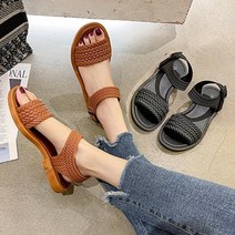 꼬임 스트랩 캐주얼 여성 바캉스 샌들 LDS-002
