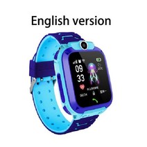 초등 스마트워치 호환 스마트 워치 SOS 전화 시계 Smartwatch Sim 카드 사진 방수 IP67 선물 IOS 안드로이드, Multi-language Ver_with box