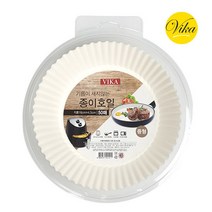 에어프라이어 종이호일 50매 (16cm) 중형 접시형, 단품