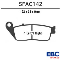 EBC 버그만650 프론트 브레이크패드 SFAC142