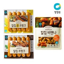 청정원 리치부어스트 칼집 프랑크/비엔나 300gx3개 골라담기, 3. 칼집 콘 프랑크 300g x 3개